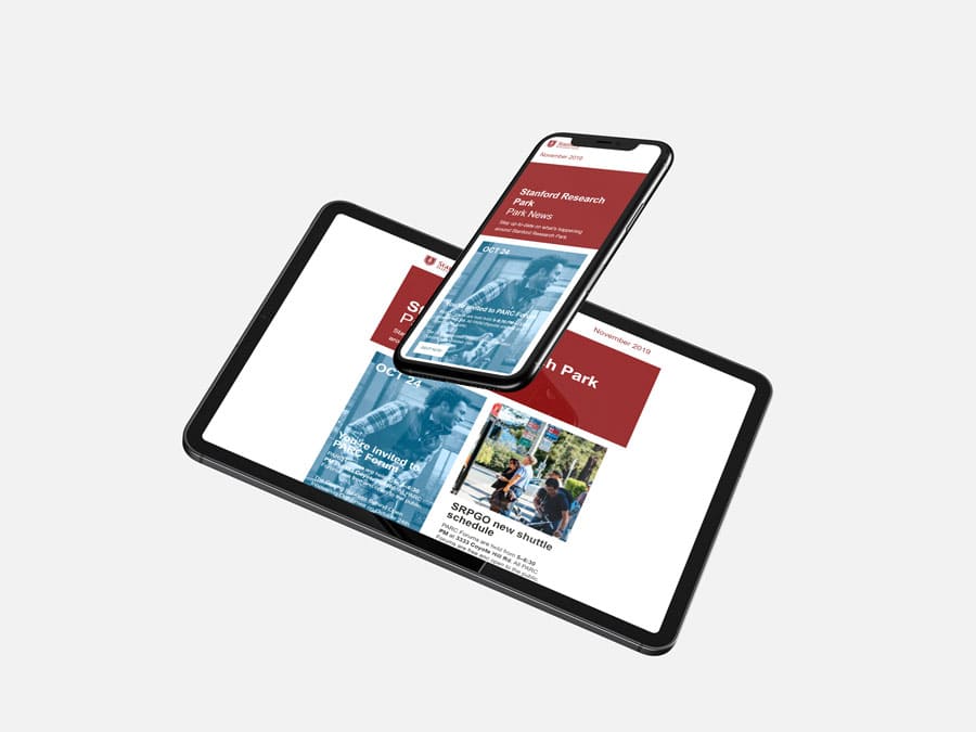 Stanford email templates mobile and template