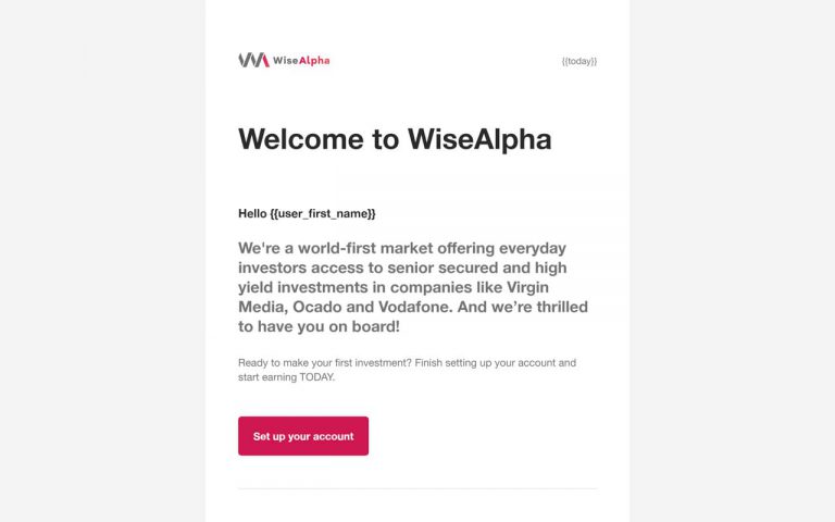Wise Alpha Email Templates Sample 3